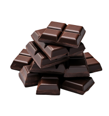 AI generated photo of chocolate pieces from freepik.com