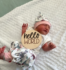 Newborn picture of Kaylee