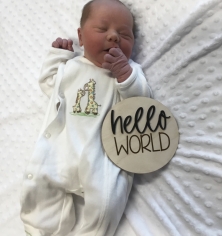 Newborn picture of Laurel