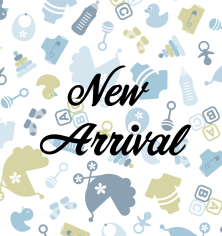 New arrival graphic for baby boy