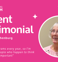 Cover photo for patient testimonial video