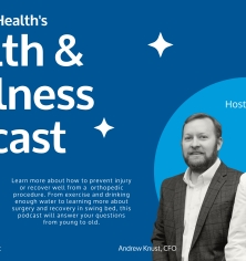 Cover for health & wellness podcast featuring hosts and special guest