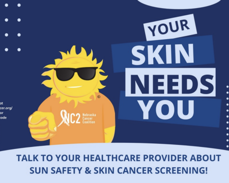 graphic promoting skin cancer screening