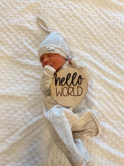 newborn photo of Alexon 