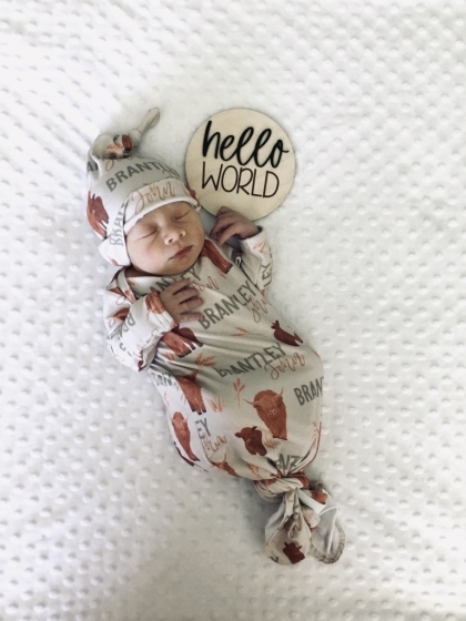 Newborn picture of Brantley