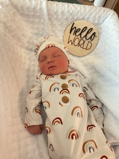 newborn photo of Daisy Ruth 