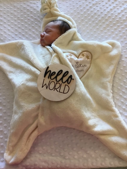 Newborn picture of Sterling